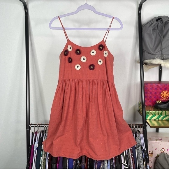MADEWELL Embroidered Sunflower Camo Dress - Picture 1 of 7
